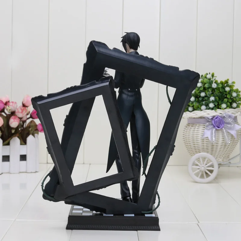 Anime Butler Ministers Sebastian Kuroshitsuji Ciel Phantomhive PVC Action Figure Figurines Collectible Model Toy statue T30 | Игрушки и