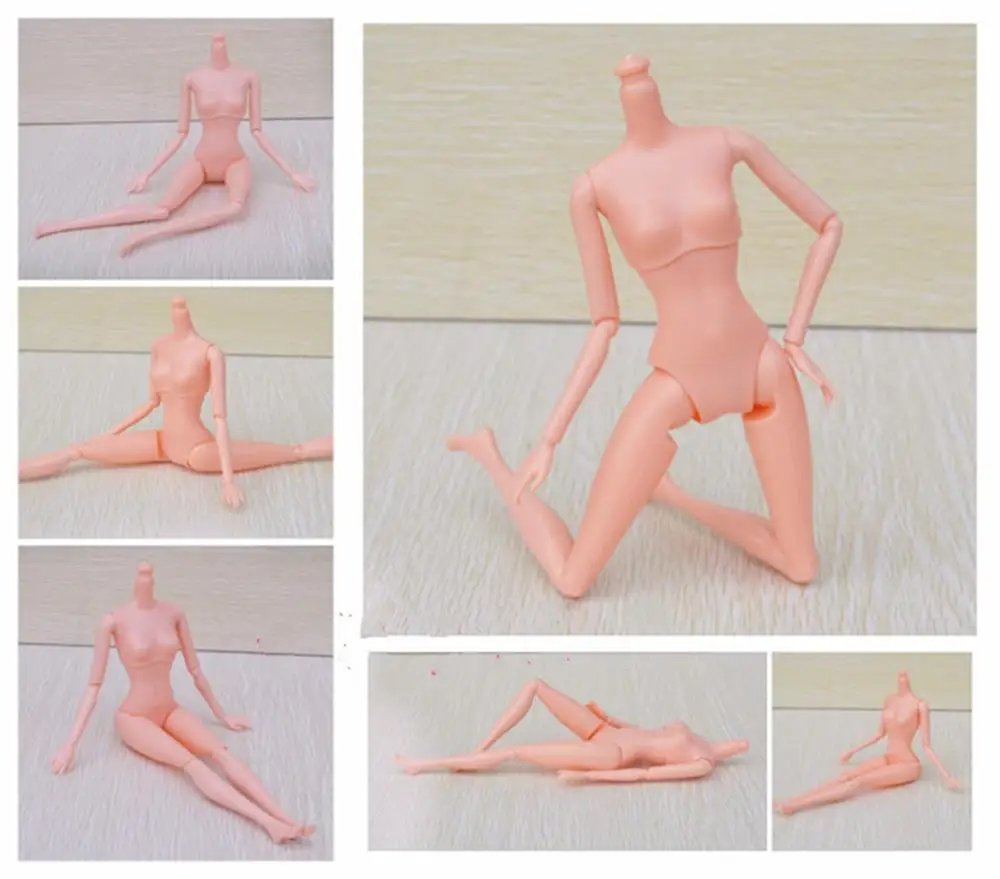 10 1/6 DIY шарнирное тело куклы для 11," BJD кукольный домик подвижный картина из 5 частей DIY тело без голова куклы аксессуары детские подарки - Цвет: 10