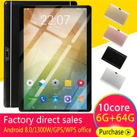 2021 new 4g wifi 10 1inch tablet android 8 0 gps sim phone call 10 core 6gb64gb bluetooth 19601080 ips screen smart tablets pc