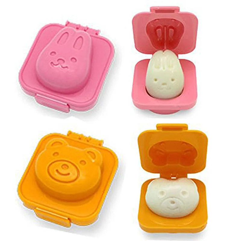 Рыба 1 шт. Детские Форма для рисовых шариков &quotКролик&quot &quotМедвежонок&quot