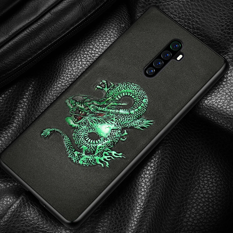 

3D Emboss Genuine Leather Case for Realme 8 7 9 Pro 9i GT Neo 5 SE 3 2 Pro 2T GT 3 Cover for OPPO Reno 8 Find X3 X6 Pro X5 Lite
