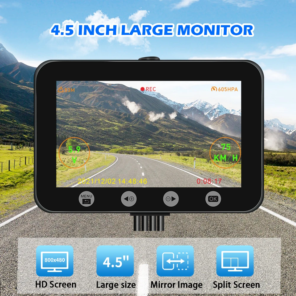 3-канальный видеорегистратор резервная камера система видеорегистратора 4 5