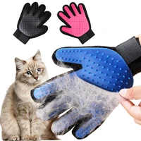 1pc glove cats removing hair from domestic animals massage glove for combing cats puppies dogs small pets bathing cleaning tool