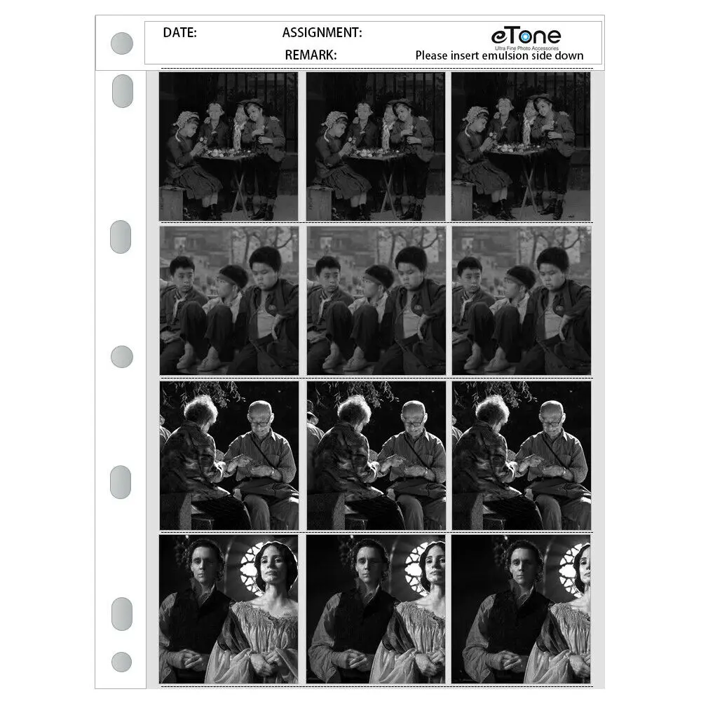 30x120 кольцевой переплет страницы для хранения листы B & W цветная пленка