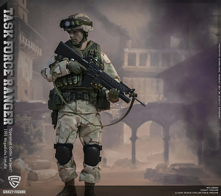 CrazyFigure LW006 LW003 1/12 военный M14 США Delta спецназ операция Готическая змея Solider полный набор игрушек для фанатов