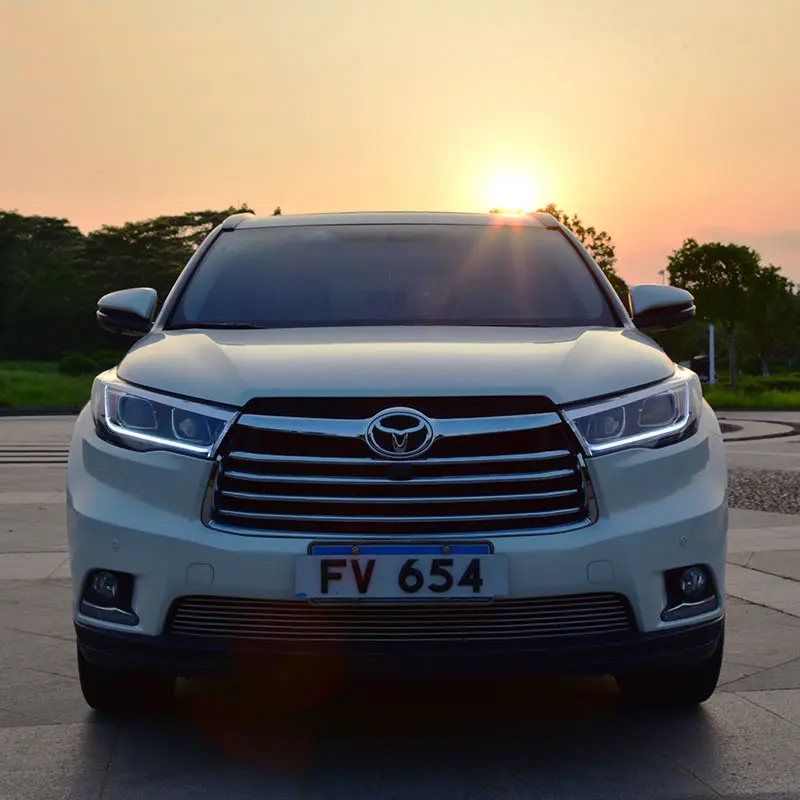 В течение 15-17 Toyota Highlander светодиодный головной светильник в сборе новая обувь на