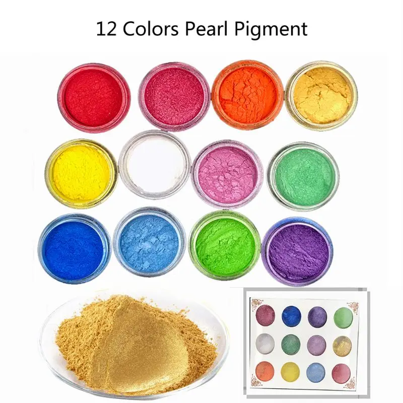 

Resin Jewelry Mold Colorant Dye Mica Pearl Pigment Superfine Luminous Powder Fluorescent Glow-in-the-Dark Jewelry Making