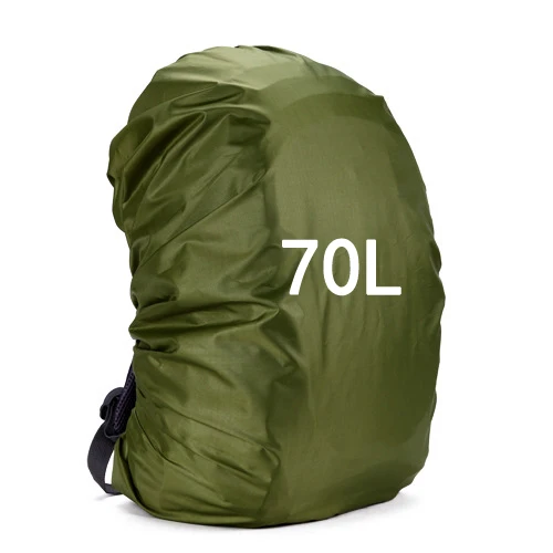 Army 70L 35L 45L 55L 70L 80L рюкзак дождевик походный туристический Водонепроницаемый пылезащитный спортивный мешок Сверхлегкий Открытый инструмент - Цвет: Army 70L
