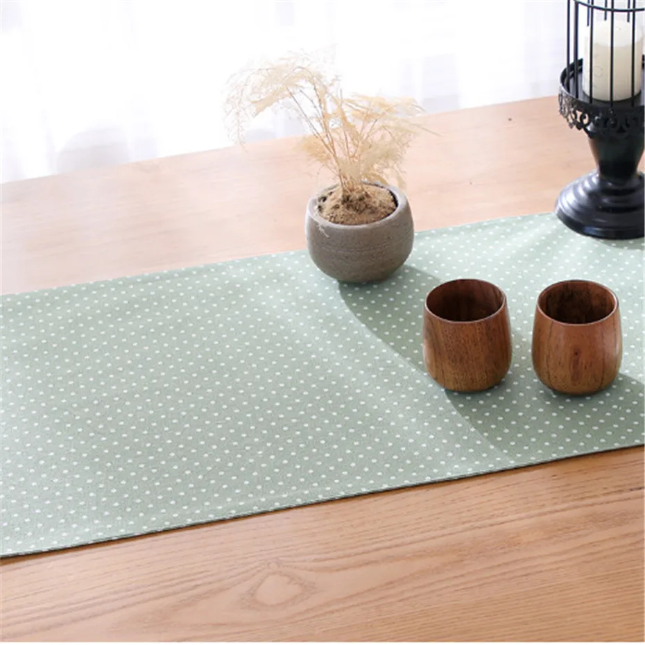 Современный Простой прямоугольный стол бегуны для домашнего обеденного стола