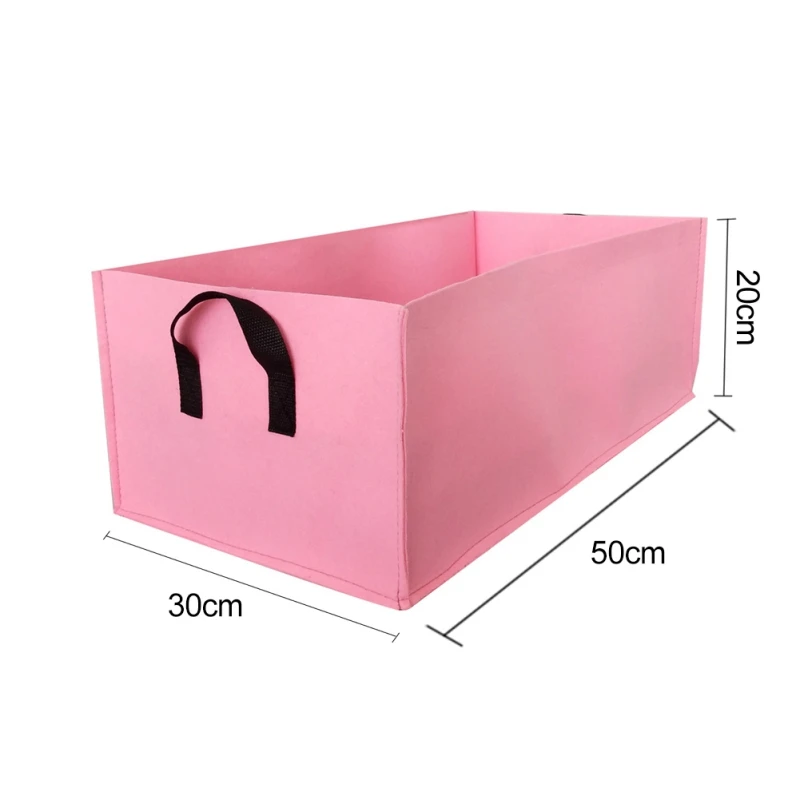 D 50x30x20cm Нетканый мешок для роста растений, защита окружающей среды, мешок для посадки овощей, цветочный горшок, Садовые принадлежности - Цвет: D 50x30x20cm