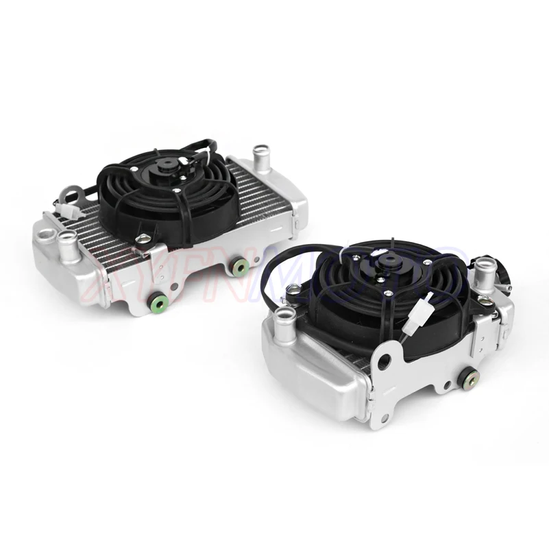 

Zongshen 4 клапана NC250 с водяным охлаждением 250 куб. См радиатор двигателя XMoto apollo водяной бокс с вентилятором Аксессуары для мотоцикла KAYO ESB