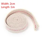 1 м x 20 см DIY аксессуар материал 1 м прочный плоский хлопковый фитиль ядро для керосиновой горелки печи освещение фонарь масляная лампа