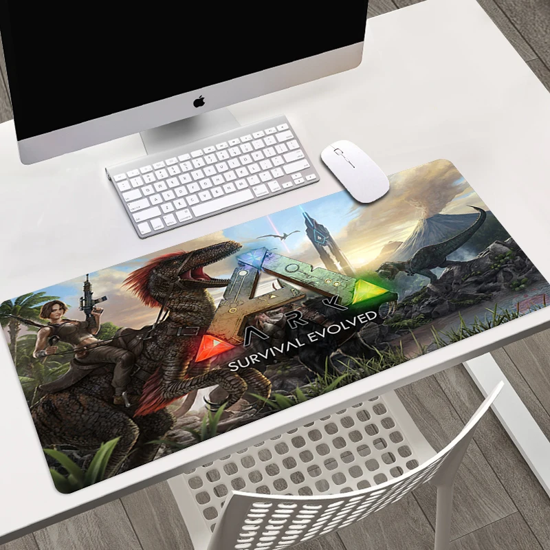 

High Quality ARK Survival Evolved Natural Rubber Anti-slip Gaming mousepad Desk Mat Large Mouse Pad HD Print Keyboards Table Mat