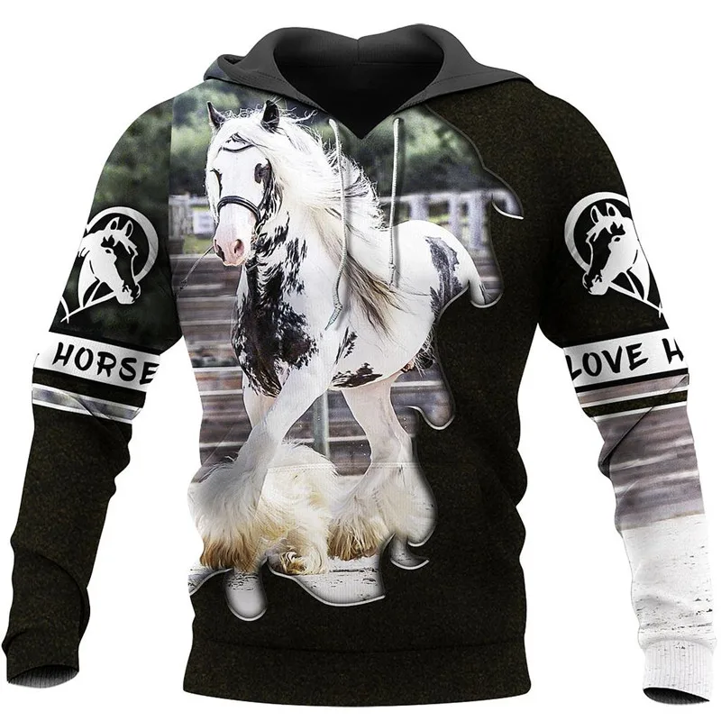 

Beautiful Horse 3D Printed Men Hoodie Unisex Fashion Casual Sweatshirt Hip Hop Zip Jacket Y117