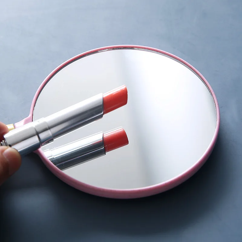 Hd ручное косметическое зеркало Европейское маленькое портативное из стекла для