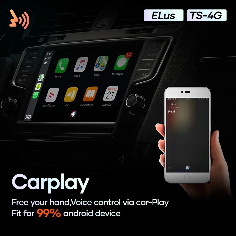 Автомагнитола Prelingcar 2 Din Android 10 0 без DVD мультимедийный видеоплеер GPS-навигация для