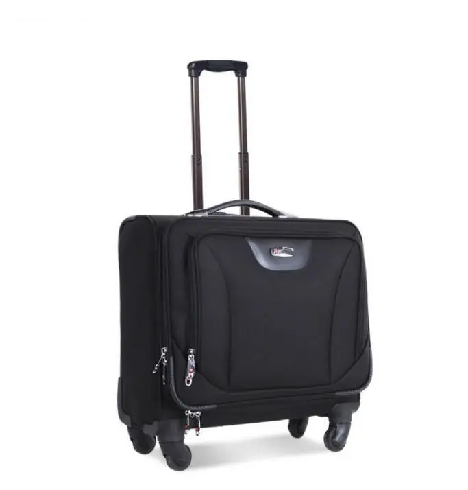 Men business luggage Bag on wheels 18 inch carry on hand Baggage Suitcase Spinner luggage suitcase Travel Trolley Bags wheels