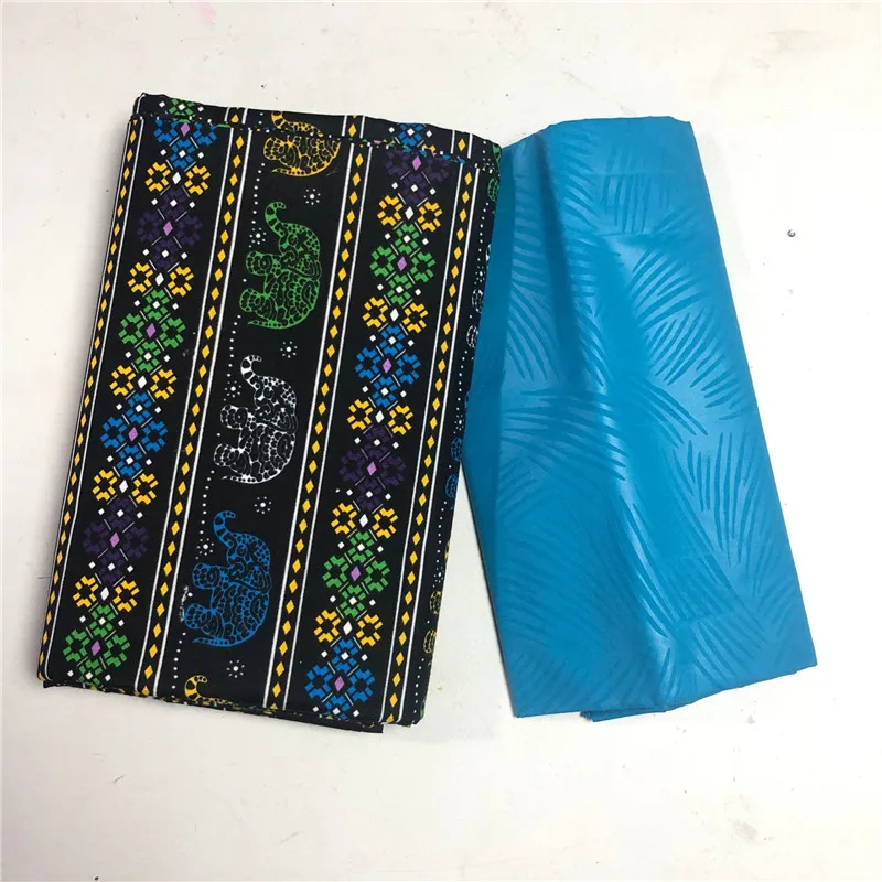 2019 2 + ярда Kente анкарская ткань нигерийский полиэстер Гана Chitenge печать воска