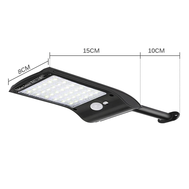 

2021 2Pcs Outdoor Solar Lights 36 LEDs Motion Sensor Light Waterproof 180 Degrees Adjustable Wall Light for Garden Yard JU8