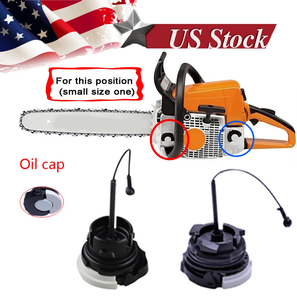 Новый 2 шт. газовый бак топливный и масляный наполнитель Крышка для Stihl бензопилы
