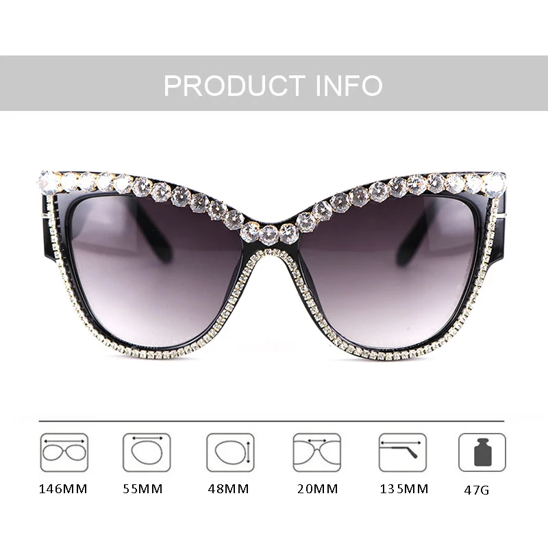 Super Cateyes, винтажные, вдохновленные, модные, с высоким заостренным носком, кошачий глаз, солнцезащитные очки, стразы, блестящие, Кристальные, солнцезащитные очки «кошачий глаз»