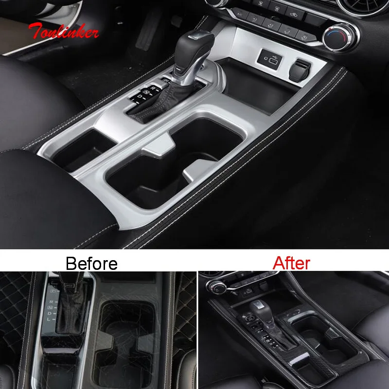 

Tonlinker наклейка для панели шестеренки салона автомобиля Наклейка на чехол для NISSAN Sentra 2019 Стайлинг автомобиля 1 шт. ABS/нержавеющая сталь наклей...