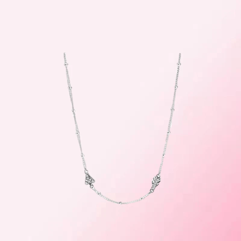 

1:1 Make PanDO 925 Sterling Silver Customized Shiny Arrow Fashion DIY Necklace
