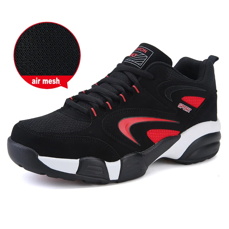 red mesh upper Мужская и женская зимняя теплая спортивная обувь, брендовые теплые кроссовки для бега, черные меховые спортивные кроссовки, кожаные спортивные кроссовки для мужчин - Цвет: red mesh upper