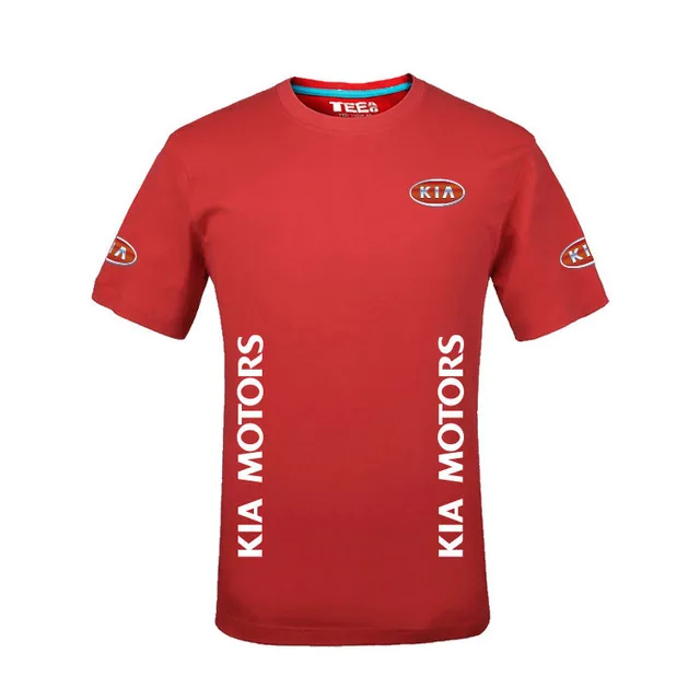 

Men Casual Short Sleeve Kai Motors T-shirt Summer Casual Tops Tees Solid Colour T-shirt