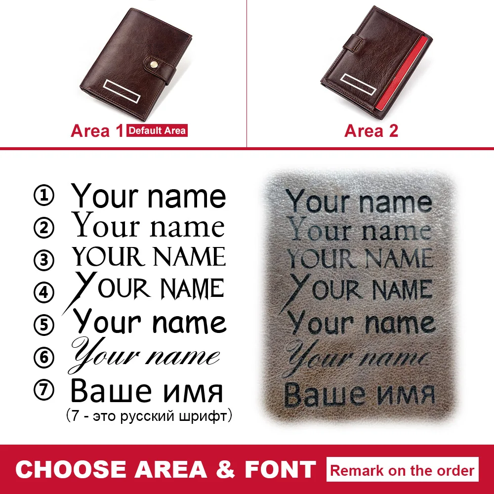 KAVIS 100% Genuine Leather Men Wallet PORTFOLIO Male Cudan Portomonee Perse Coin Purse Pocket Money Bag Engraving for Name | Багаж и сумки