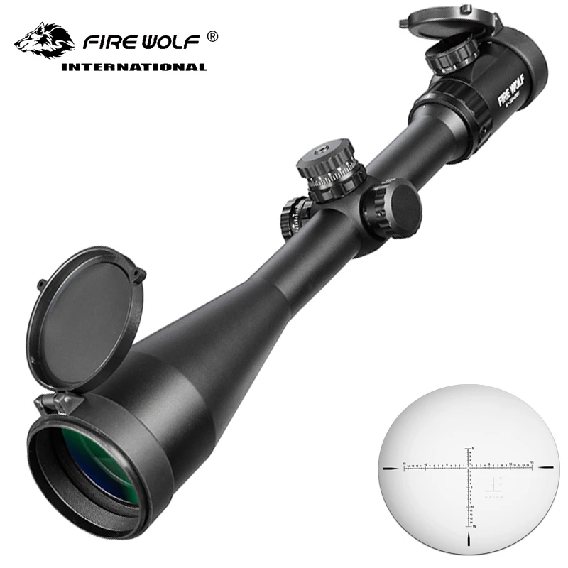 Огонь волк Tactical8-32X56E пневматическая винтовка Оптика Зеленый Красный с подсветкой