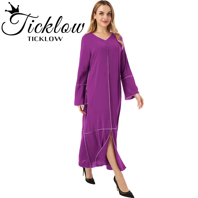 Kaftan Moroccan Dubai Abaya Muslim Hijab Dress Turkey Dresses Abayas For Women Robe Satin Longue Musulman De Mode Femme Vestidos