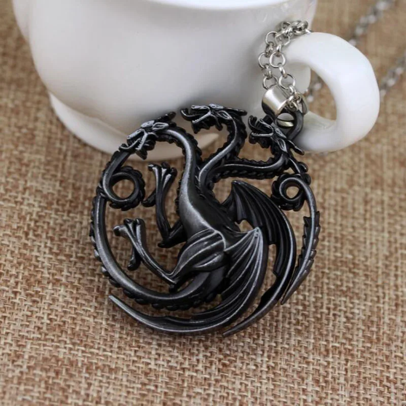 10 шт./партия модные ювелирные изделия аниме Игра престолов ожерелье с подвеской