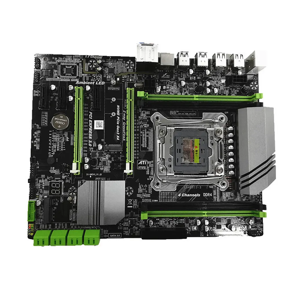 X99 Lga2011 3 Аксессуары материнская плата 4 канала Ddr4 Профессиональный Мощный