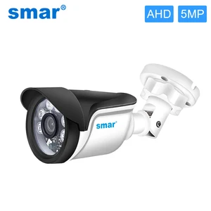 smar new super hd 2mp5mp ahd camera waterproof 6 nano ir leds security camera ahdh system video surveillance with bracket free global shipping