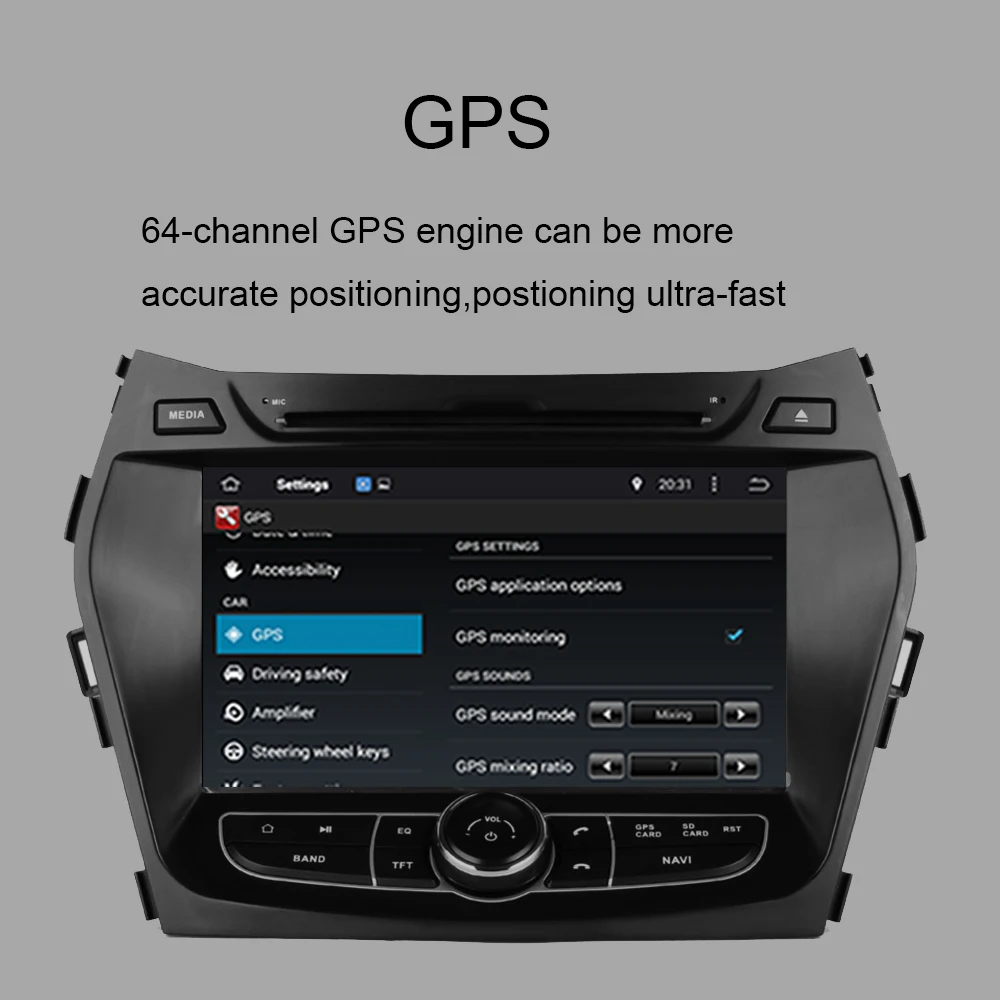 Автомобильный мультимедийный DVD-плеер на Android 10 0 для Hyundai IX45 2013-2022 автомобильный