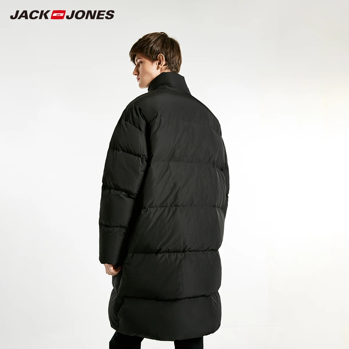Jack Jones зимняя мужская куртка средней длины со стоячим воротником | 218412551