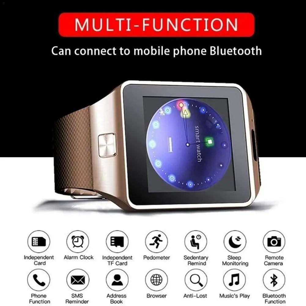 

DZ09 Smartwatch Electronic Bluetooth Smart Watch Digital Watch Step Counting and Sleep Monitoring Wristwatch
