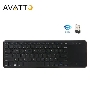 AVATTO Super Slim 2.4G Wireless Gaming Keyboard with TouchPad for
Andriod iOS Phone Tablet Smart TV Android Box