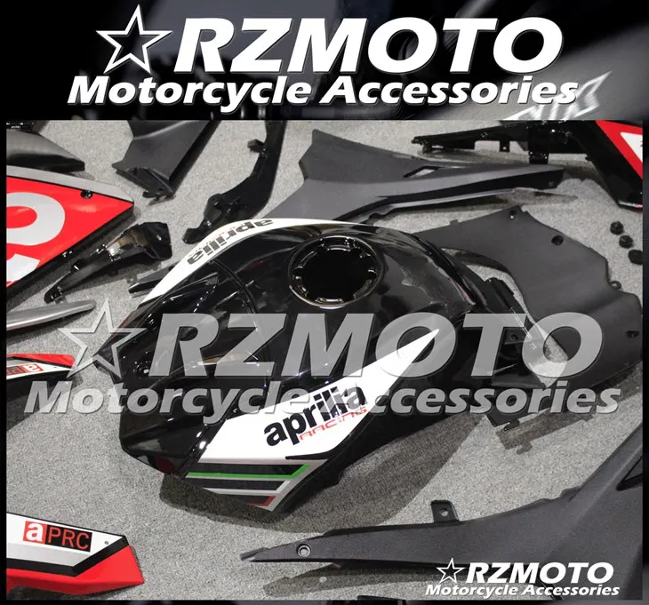 Литьевая Форма ABS Полный обтекатели наборы Подходит для Aprilia RS4 50 RS125 2012 2013 12 13 14 15 тела набор красный черный