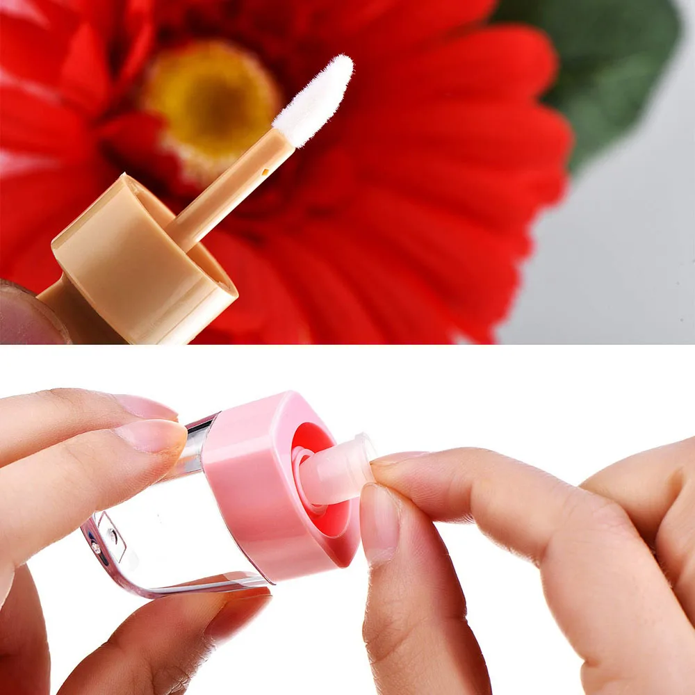 20 шт. 8 мл Модные тюбики для блеска для губ Пустая бутылка Мороженое Глазурь Контейнер DIY тюбик Оболочка Заполнение губной помадой.