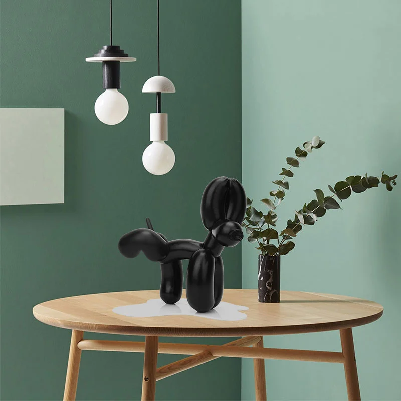 Абстрактная статуэтка в виде собаки с воздушным шаром коллекционное украшение