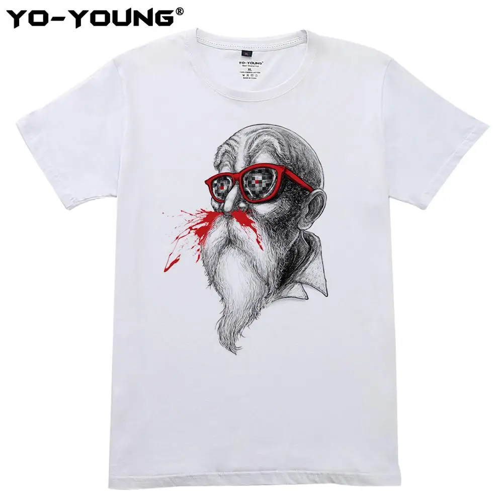 Забавная футболка с аниме Жемчуг дракона футболки из 100% хлопка цифровой печатью