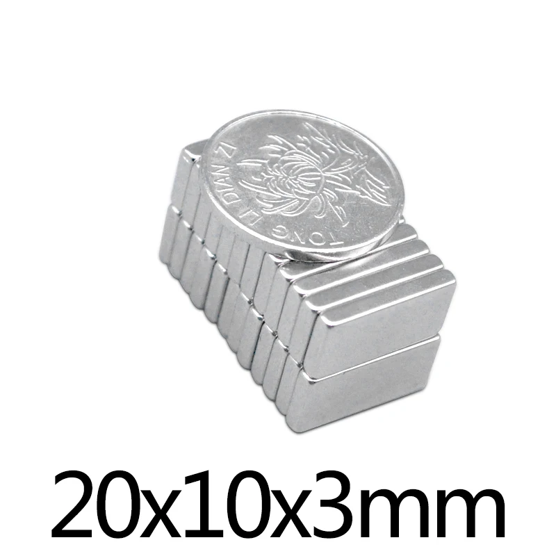 

5 ~ 100 шт., неодимовые магниты 20x10x3 мм, 20x10x3 мм