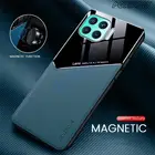 Автомобильный Магнитный чехол из оргстекла для телефона Huawei Mate 40 30 20 P Smart 2020 2021 P40 P30 Lite P20 Pro, силиконовый чехол-бампер