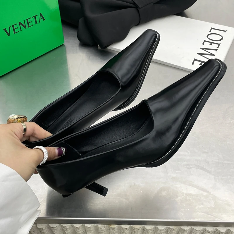 

2021 Women Pumps Fashion Thin High Heels Sexy Stilettos Spring Ladies Pointed Toe Shoes Casual Female Shallow Career Pumps Shoes