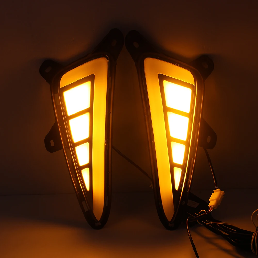 Автомобильные светодиодсветодиодный дневные ходовые огни DRL сигнал поворота