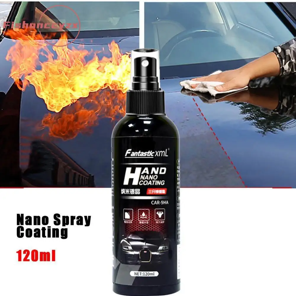 

120ml Ceramic Automotive Coating Super Hydrophobic Liquid Nano Coating Spray Coating Polysiloxane Oxidation For Car Paint Care