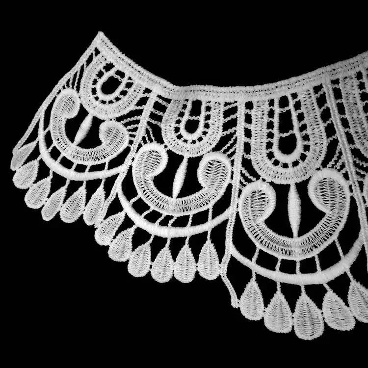 Emboidery воротник для шеи diy поддельные съемные воротники водорастворимые Женская бутоньерка трехмерные кружевные аксессуары