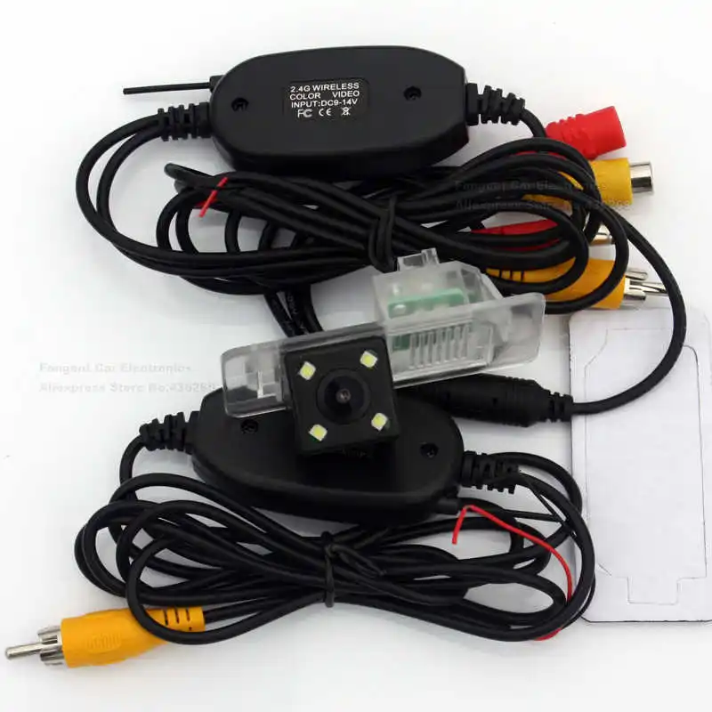 Зеркало заднего вида для парковки Обратный беспроводной монитор камеры BMW E38 E39 E46